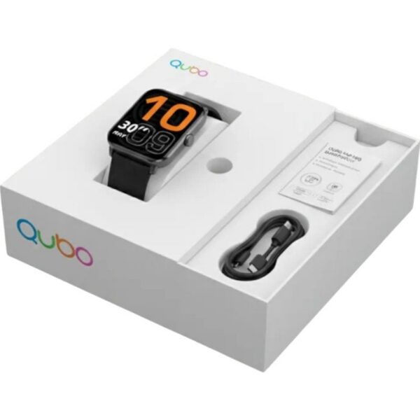 art_qub-reloj20smt-20020bk_2 Smartwatch Qubo SMT-200/ Notificaciones/ Frecuencia Cardíaca/ Negro