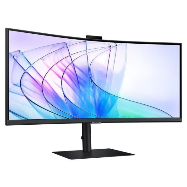 Monitor Profesional Ultraparonámico Curvo Samsung ViewFinity S6 S34C652VAU 34"/ UWQHD/ Webcam/ Multimedia/ Regulable en Altura/ Negro