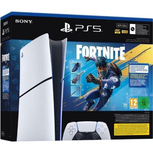 art_sony-ps520slim20d20fortnite20fc_1 Consola Sony Playstation 5 - PS5 Slim Digital 825GB/ Incluye Mando Dual Sense y Bundle Fortnite Flowering Chaos/ Chassis E