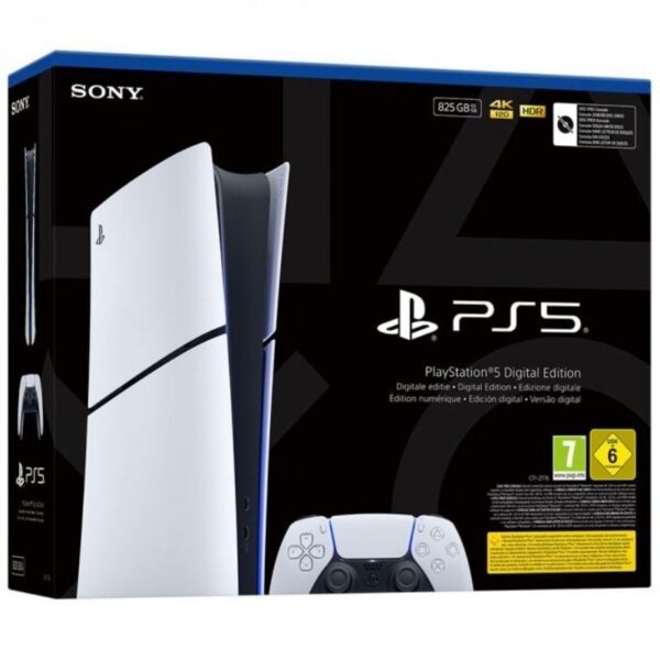 art_sony-ps520slim20digital_1 Consola Sony Playstation 5 - PS5 Slim Digital 825GB/ Incluye Mando Dual Sense/ Chassis E