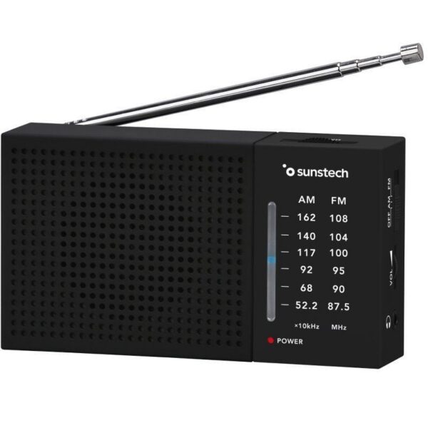 Radio Portátil Sunstech RPS412/ Negra
