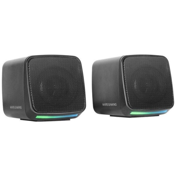 art_tac-alt20ms-pro20bk_1 Altavoces Mars Gaming MS-PRO/ 10W/ 1.0/ Negros