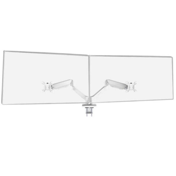 art_tac-soporte20marm-pro220wh_1 Soporte de Mesa para 2 Monitores Mars Gaming MARM-PRO2/ Giratorio/ Inclinable/ Rotatorio/ hasta 10kg