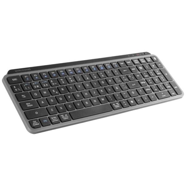 art_tac-tec20mk-silenkeys20bk_2 Teclado Compacto Inalámbrico por Bluetooth Mars Gaming MK-SILENKEYS/ Negro