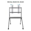 Soporte de Suelo con Ruedas TooQ FS20205M-B para TV de 50-86"/ hasta 120kg