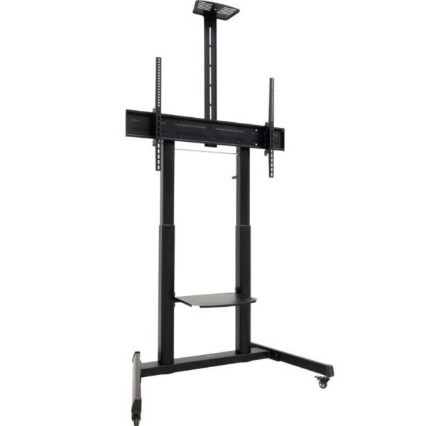 Soporte de Suelo Inclinable con Ruedas TooQ FS20406HM-B para TV de 60-100"/ hasta 120kg
