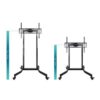Soporte de Suelo Eléctrico con Ruedas TooQ FSM02-B para TV 55-100"/ hasta 120kg