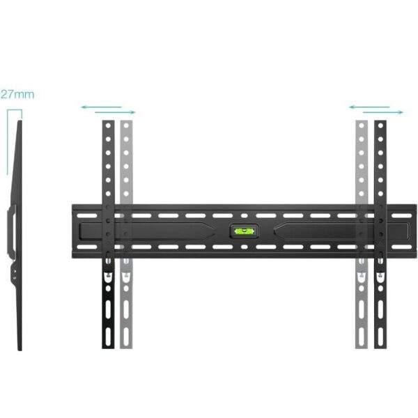 Soporte de Pared Fijo TooQ LP1050F-B para TV de 37-86"/ hasta 45kg