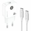 Cargador de Pared Tech One Tech TEC2221/ 1xUSB Tipo-C + Cable USB Tipo-C/ 20W/ Blanco