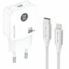 Cargador de Pared Tech One Tech TEC2222/ 1xUSB Tipo-C + Cable Lightning/ 20W/ Blanco