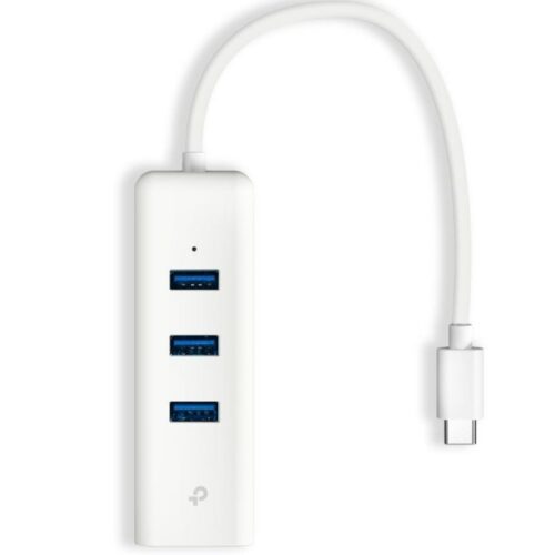 Hub USB Tipo-C 3.0 TP-Link UE330C/ 3xUSB/ 1xRJ45/ Blanco