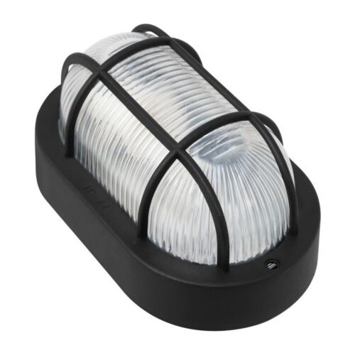 Aplique de Pared Jardín  E27 IP44 Negro Sin Bombilla [BO-170-N]