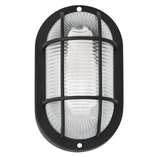 Aplique de Pared Jardín  E27 IP44 Negro Sin Bombilla [BO-170-N]