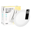Pack 5 Placas LED 20W 1.800Lm 6000ºK Circular 40.000H  [BX3-1027P5-CW]