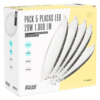Pack 5 Placas LED 20W 1.800Lm 6000ºK Circular 40.000H  [BX3-1027P5-CW]