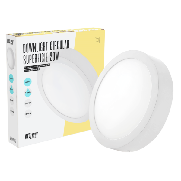 Plafón LED 20W 2.000Lm 6000ºK Circular 40.000H  [BX3-2029_2011-CW]