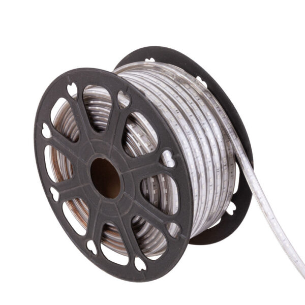 Tira de 60 LEDs/M 500W 42.000Lm 6000ºK SMD5050 220VAC IP65 x50M 40.000H  [BX3-220-60-50M-CW]