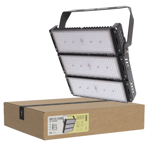 Foco Proyector LED 750W Stadium 112500Lm Driver Meanwell 1-10V IP65 Philips 3030 100.000H