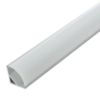 Perfíl AluMinio para Tira Led Instalación Esquinas - Difusor Opal x 2M [BX3-A1616]