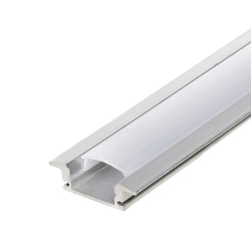 Perfíl Aluminio para Tira Led - Difusor Opal x 2M [BX3-A1708]