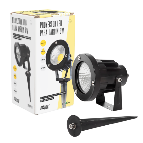 Proyector Led para Jardin 9W 6000 K [BX3-CPDC09-9W-CW]