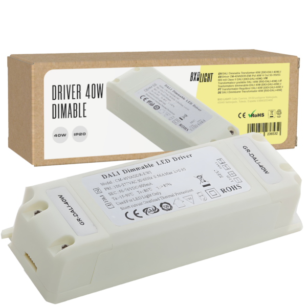 Driver CM-40VADDR-EMI Pot.40W V Out 50-76VDC 600 mA Clase II DALI [BX3-DALI-40W]