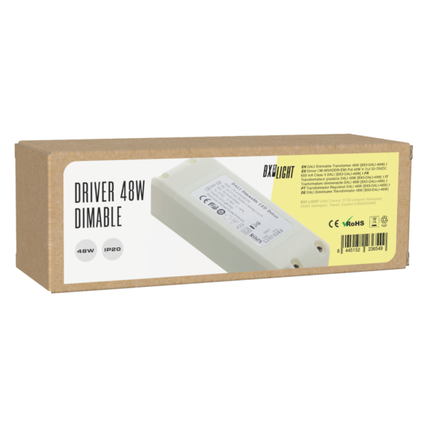 Driver CM-48VADDR-EMI Pot.40W V Out 50-76VDC 600 mA Clase II DALI [BX3-DALI-48W]
