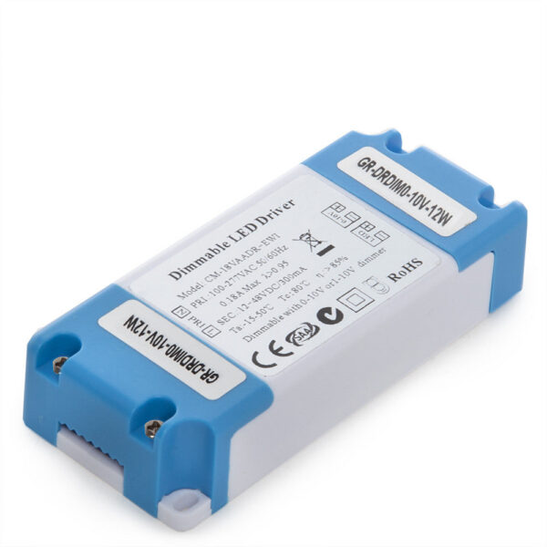 Driver CM-12VAaDR Pot.12W V Out 12-48VDC 300 mA Clase II 0-10V [BX3-DRDIM0-10V-12W]