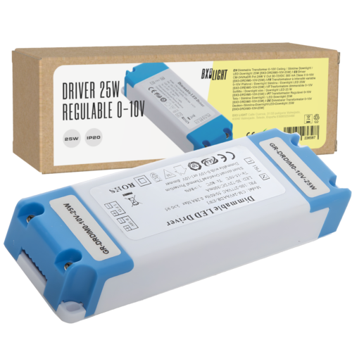 Driver CM-24VAaDR Pot.24W V Out 30-72VDC 300 mA Clase II 0-10V [BX3-DRDIM0-10V-25W]