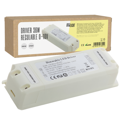 Driver CM-36VAaDR Pot.36W V Out 50-76VDC 600 mA Clase II 0-10V [BX3-DRDIM0-10V-36W]