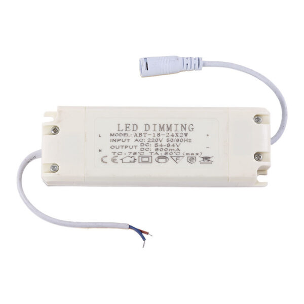 Driver ABT-18-24X2W Pot.24W V Out 45-84VDC 600 mA Clase II TRIAC [BX3-DRDIM-36W]