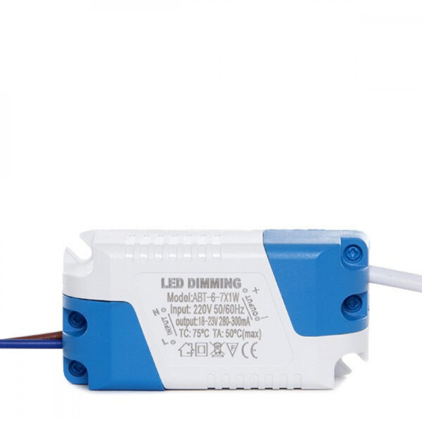 Driver 6-7W Pot.6-7W V Out 18-23VDC 300 mA Clase II TRIAC [BX3-DRDIM-6W]
