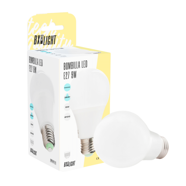 Bombilla Led E27 9W 810Lm 6000ºK 40.000H [BX3-ED-B3-E27-9W-CW]
