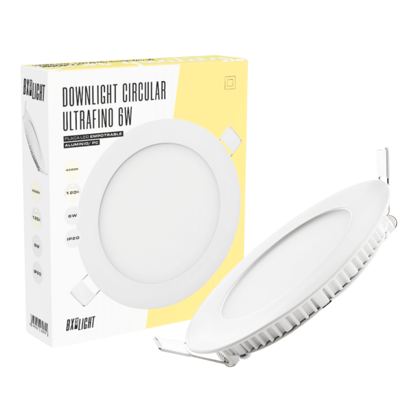 Placa LED 6W 400Lm 6000ºK Circular 40.000H   [BX3-GP-LZ-1]