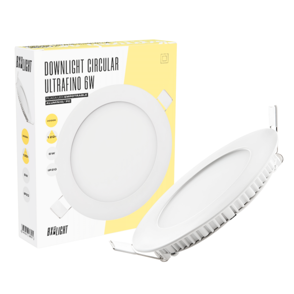 Placa LED 6W 400Lm 6000ºK Circular 40.000H   [BX3-GP-LZ-1]