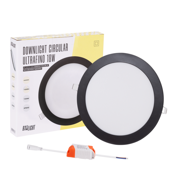 Placa LED 18W 1.380Lm 6000ºK Circular 40.000H   [BX3-GP-LZ-3-B-CW]