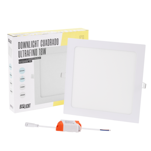 Placa LED 18W 1.350Lm 6000ºK Cuadrada 40.000H  [BX3-GP-LZ-6]