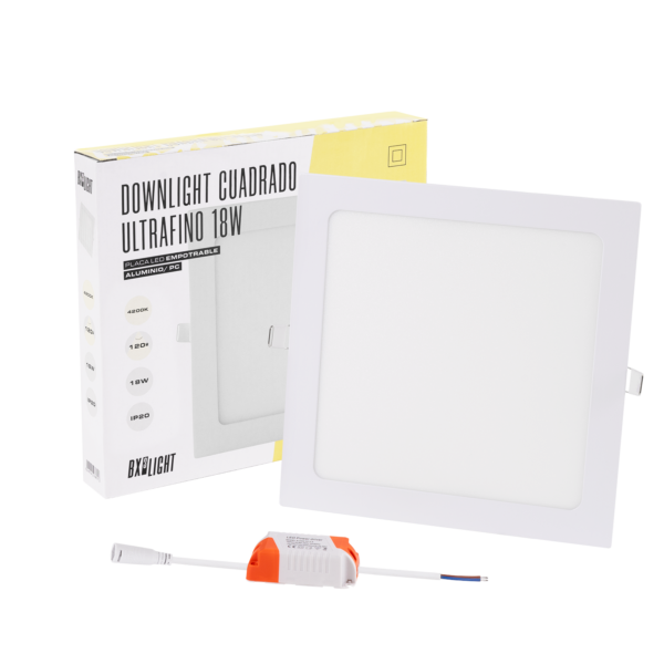 Placa LED 18W 1.350Lm 6000ºK Cuadrada 40.000H  [BX3-GP-LZ-6]