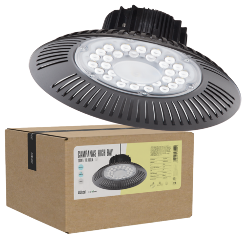 Campana LED 100W 10.000Lm 6000ºK IP65 50.000H  [BX3-HB-100WK-CW]