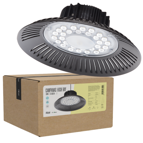 Campana LED 100W 10.000Lm 6000ºK IP65 50.000H  [BX3-HB-100WK-CW]