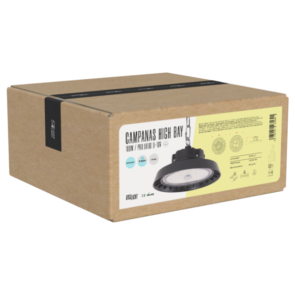 Campana LED 100W 20.000Lm 6000ºK PRO LIFUD 0-10V IP65 100.000H   [BX3-HVB100W-P4-CW]