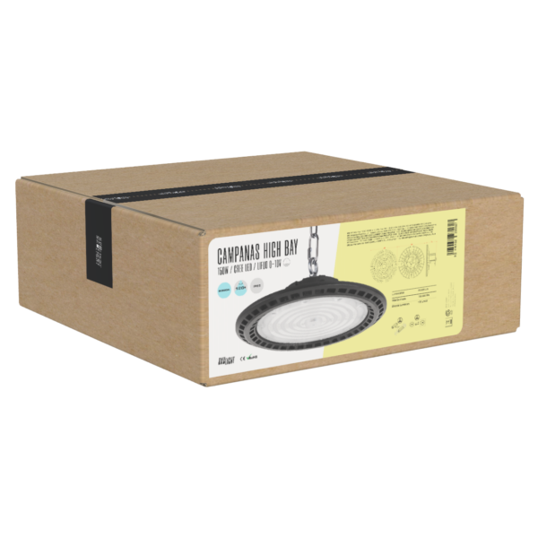 Campanas High Bay Led -  Grandes Alturas 150W IP65 6000 k 120º Reg. 0-10V [BX3-HVB150WP3-CW]