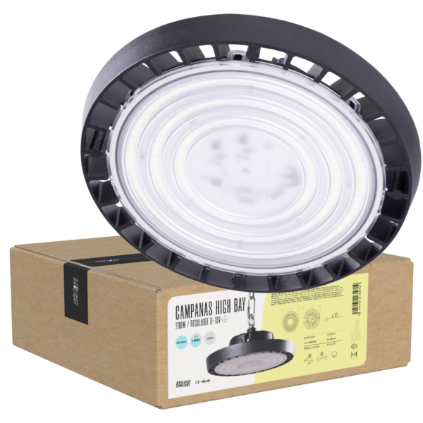 Campanas High Bay Led -  Grandes Alturas 200W IP65 4000 k 120º  [BX3-HVB200W-N2-CW]