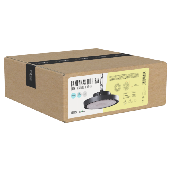 Campanas High Bay Led -  Grandes Alturas 200W IP65 4000 k 120º  [BX3-HVB200W-N2-CW]