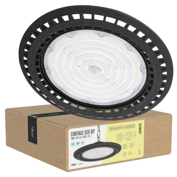 Campanas High Bay Led -  Grandes Alturas 200W IP65 6000 k 120º Reg. 1-10V [BX3-HVB200WP3-CW]