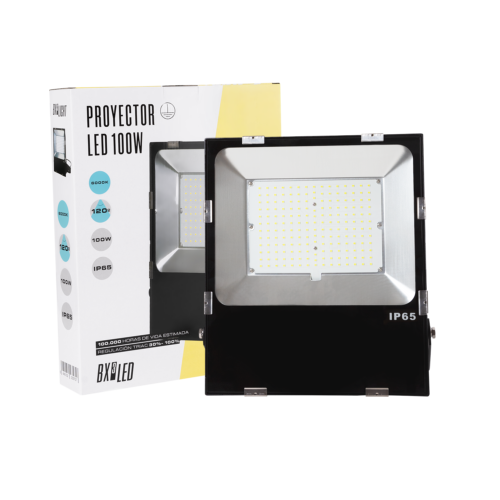 Proyector Led -  Foco  100W IP65 6000 K Reg. TRIAC [BX3-HVFL100WCPCW]