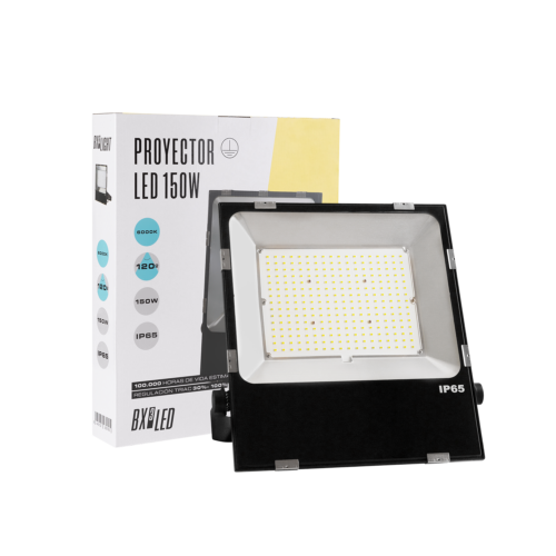 Proyector Led -  Foco  150W IP65 6000 K Reg. TRIAC [BX3-HVFL150WCPCW]