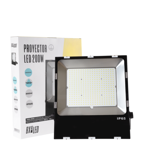 Proyector Led -  Foco  200W IP65 6000 K Reg. TRIAC [BX3-HVFL200WCPCW]