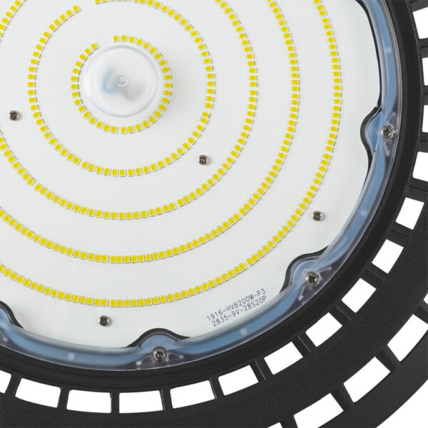 Campanas High Bay Led -  Grandes Alturas 200W IP65 6000 k 120º Reg. 0-10V [BX3-HVUFO200W-H-CW]