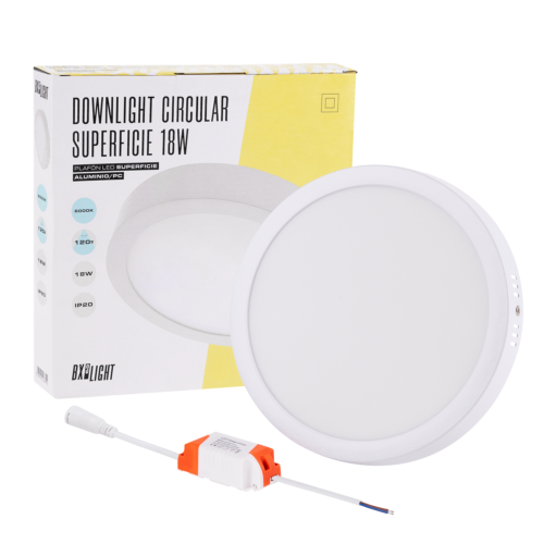 Plafón LED 18W 1.190Lm 6000ºK 40.000H  [BX3-JM18WR-CW]